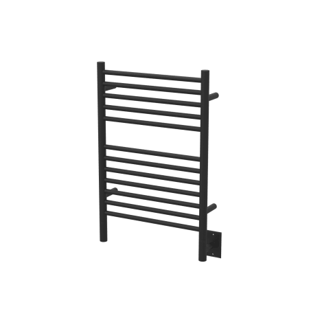 Amba Jeeves E Straight 21-1/4" W x 31-3/4" H 115 V Hardwired Stainless Steel Towel Warmer Matte Black