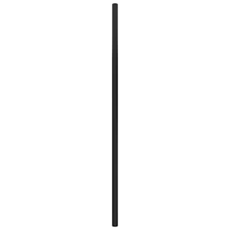 Amba Modello i 59"W x 1-5/8"H 115V Single Round Bar Stainless Steel Towel Warmer Matte Black