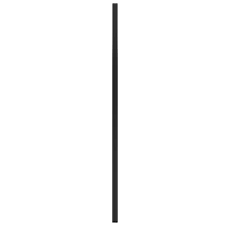 Amba Modello i 59"W x 1-5/8"H 115V Single Square Bar Stainless Steel Towel Warmer Matte Black