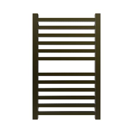 Amba Quadro 21-1/4"W x 33-1/8"H 115 V Hardwired Stainless Steel Towel Warmer Brushed Bronze
