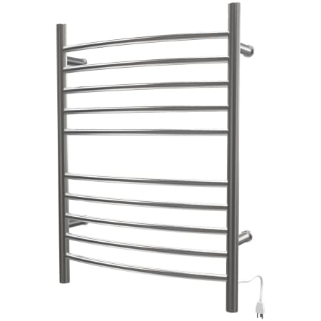 Amba Radiant 23-5/8"W x 31-7/8"H 120 V Plug-In/Hardwired Stainless Steel Towel Warmer with Mounting Hardware and 10 Bars Brushed