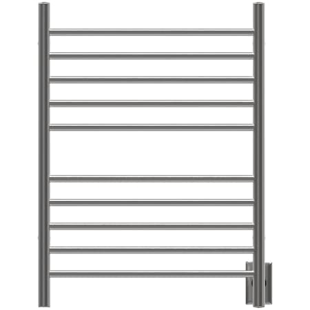Amba Radiant 23-5/8"W x 31-7/8"H 120 V Plug-In/Hardwired Stainless Steel Towel Warmer with 10 Bars and Concealed Screws Brushed