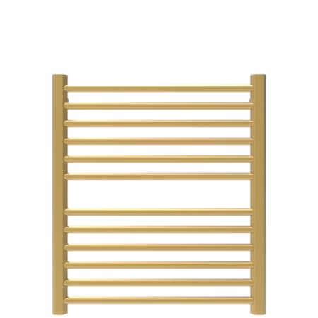 Amba Sirio 28-5/8"W x 31-7/8"H 115 V Hardwired Stainless Steel Towel Warmer Satin Brass