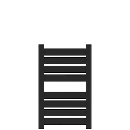 Amba Vega 22-7/8"W x 36-3/8"H 115 V Hardwired Stainless Steel Towel Warmer Matte Black
