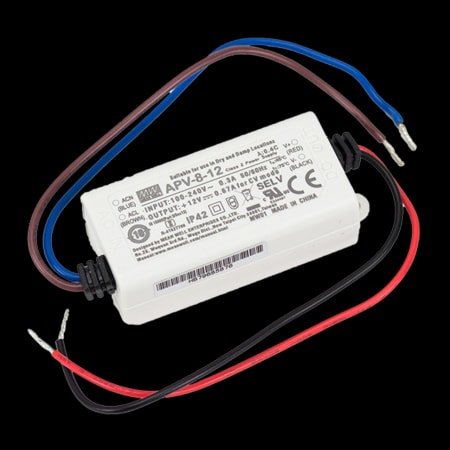 American Lighting Drivers 4" Wide 8W LED Driver White