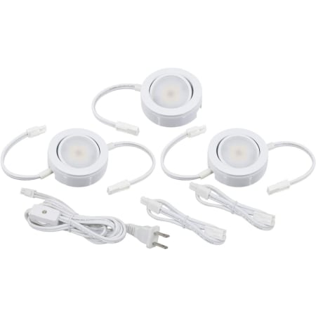 American Lighting MVP Puck Light 2-3/4" Wide LED Pack White