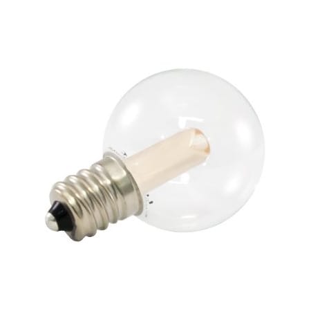 American Lighting Pack of (25) 0.5 Watt Dimmable G30 Candelabra (E12) LED Bulbs- 14 Lumens and 2700K Warm White