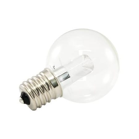 American Lighting Pack of (25) 1 Watt Dimmable G40 Intermediate (E17) LED Bulbs-55 Lumens, 2400K, and 2700K Warm White