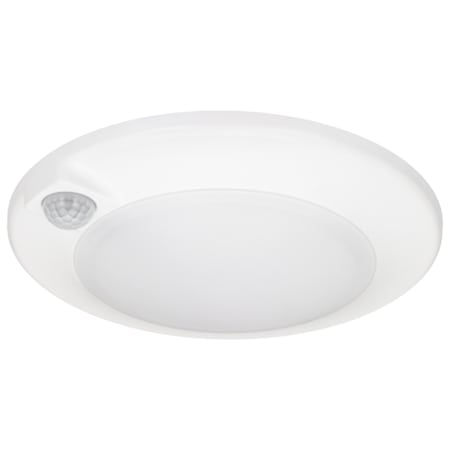 American Lighting Downlighting 8" Wide LED Quick Disc Flush Mount Bowl Ceiling Fixture White