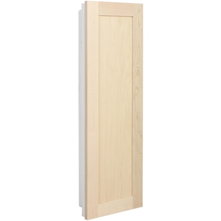 American Pride Fontana 12" x 36" Single Door Medicine Cabinet with Unfinished Maple Door White