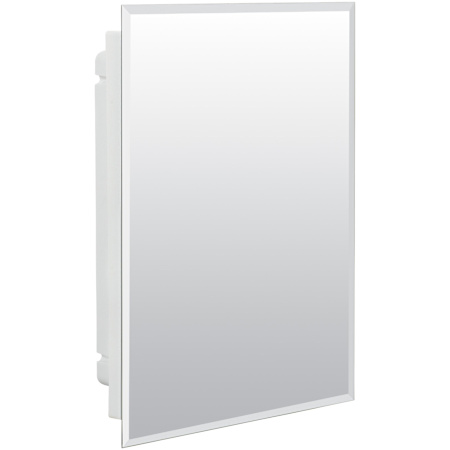 American Pride Harmony 16" x 22" Single Door Medicine Cabinet with Beveled Mirror White