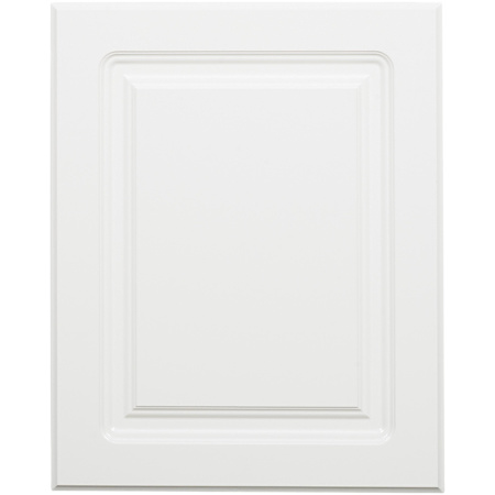 American Pride Raised Panel 16" x 20" Single Door Medicine Cabinet with White Raised Panel Door and Interior Mirror White