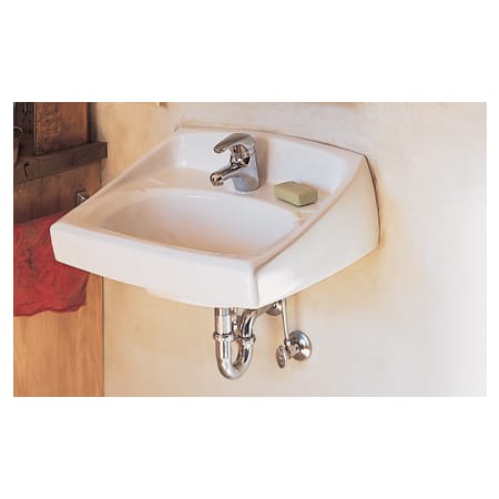 American Standard Lucerne 20-1/2" Wall Mounted Porcelain Bathroom Sink Bone