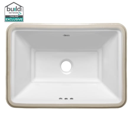 American Standard Estate 19-3/4" Undermount Vitreous China Bathroom Sink with Overflow White