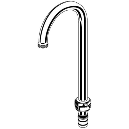 American Standard SPOUT-GOOSENECK-MONTERREY C'SET Chrome