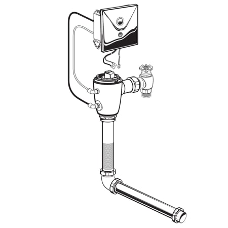 American Standard Selectronic 1.1 GPF Electronic Toilet Flushometer for 1-1/2" Back Spud N/A