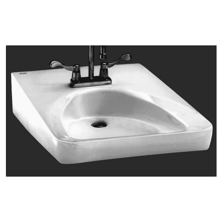 American Standard Wheelchair 20" Wall Mounted Porcelain Bathroom Sink Bone