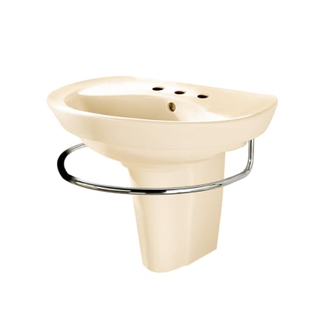 American Standard Ravenna Pedestal Bathroom Sink with Pedestal, 24-1/4" Length and Overflow Bone