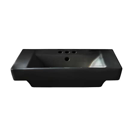 American Standard Boulevard 24" Pedestal Lavatory Sink with 4" Centers Black