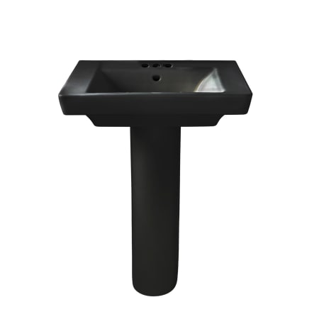 American Standard 4" Centers, 3 Faucet Hole Pedestal Sink from the Boulevard Series Black