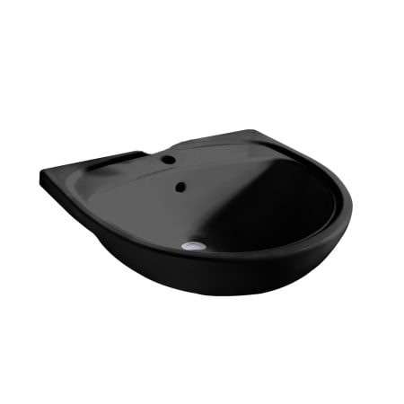 American Standard Mezzo 22" Drop In Fireclay Bathroom Sink Black