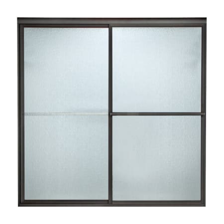 American Standard Prestige 66" Tall Framed, bypass, Rain Glass Shower Door - Fits 45-1/2" to 47-1/2" Width Openings Oil Rubbed Bronze