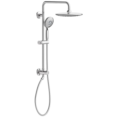 American Standard Spectra Retrofit Shower with 11" Rain Shower Head, Multi Function Hand Shower, Slide Bar with Easy Glide Holder, Diverter, Shower Arm, and Hose Polished Chrome