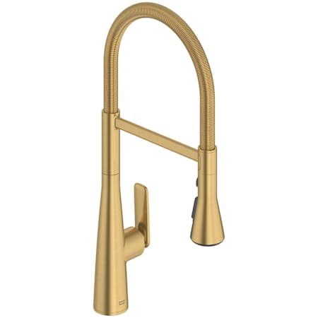 American Standard Aspirations 1.8 GPM Single Hole Pre-Rinse Pull Down Kitchen Faucet Brushed Cool Sunrise