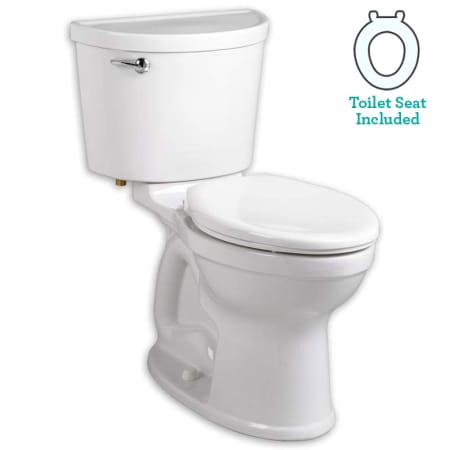 American Standard Champion 1.6 GPF Two-Piece Elongated Chair Height Toilet with Seat White