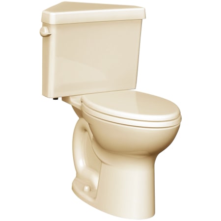 American Standard White Cadet Pro Round Two-Piece Corner Toilet with Performance Flushing System, Right Height Bowl and Everclean Surface Bone