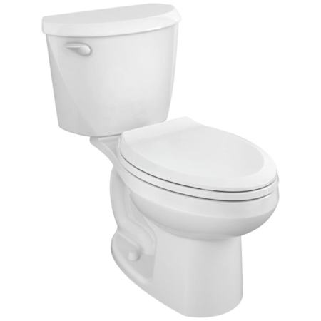 American Standard Colony Vitreous China 1.6 GPF Two Piece Elongated Toilet with Left Hand Lever White