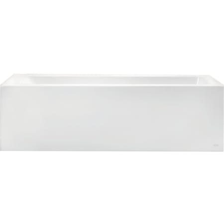 American Standard Studio 60" L x 30" W Three Wall Alcove Acrylic Soaking Tub with Right Drain and Overflow White