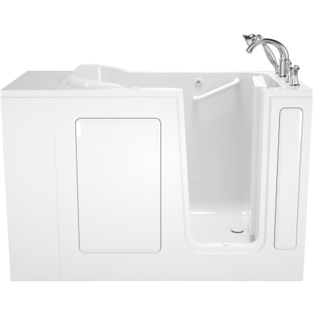 American Standard Value 48" Gelcoat Walk-In Air Bathtub for Alcove Installation with Right Drain White