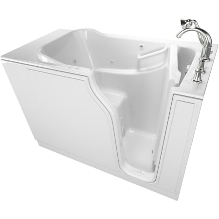 American Standard Value 52" Acrylic Walk-In Air / Whirlpool Bathtub for Alcove Installation with Right Drain White