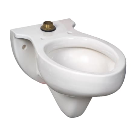 American Standard Rapidway Wall Mounted Elongated Bowl With Top Spud - Less Seat and Flushometer White