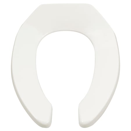 American Standard Elongated Toilet Seat with Open Front White