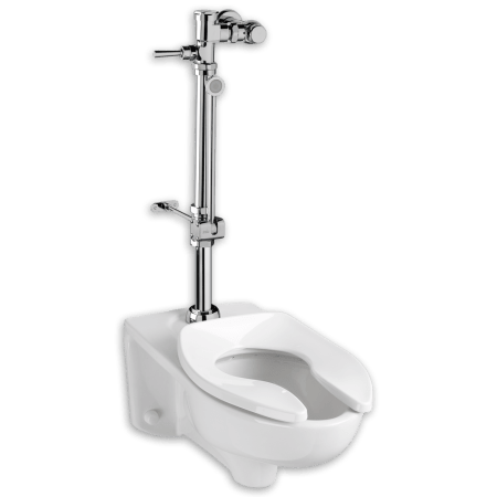 American Standard 1.6 GPF Exposed Toilet Flush Valve for 1-1/2" Top Spud Installation Chrome