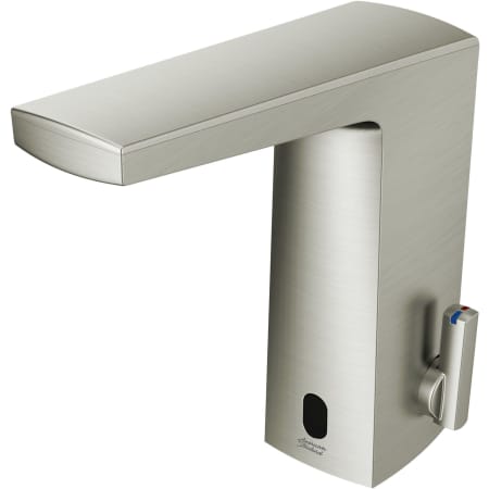 American Standard Paradigm 0.35 GPM Single Hole Bathroom Faucet with Selectronic Technology - Includes Thermostatic Lever Handle - Less Power Supply Brushed Nickel