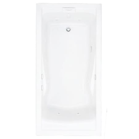 American Standard Evolution 72" Acrylic Whirlpool Bathtub with Reversible Drain and EverClean Technology - Lifetime Warranty Arctic White