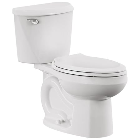 American Standard Colony 1.6 GPF Two Piece Elongated Toilet with Left Hand Lever - Seat Included White