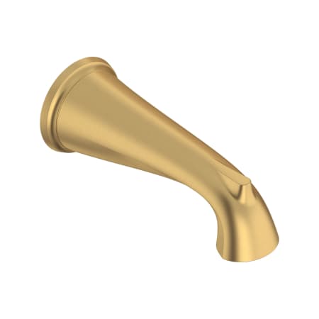 American Standard Delancey 8-1/8 Inch Slip-On Non-Diverter Tub Spout Brushed Cool Sunrise