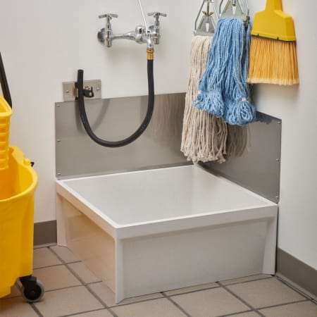 American Standard-MSBID2424-White Installed Close Up