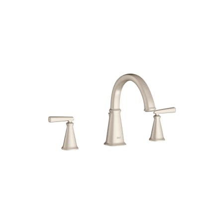 American Standard Edgemere Deck Mounted Roman Tub Filler with Built-In Diverter Brushed Nickel
