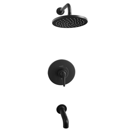 American Standard Studio S Tub and Shower Trim Package with 1.75 GPM Single Function Shower Head Matte Black