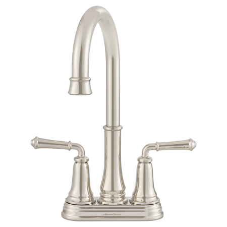 American Standard Delancey Double Handle Centerset Kitchen Bar Faucet Polished Nickel