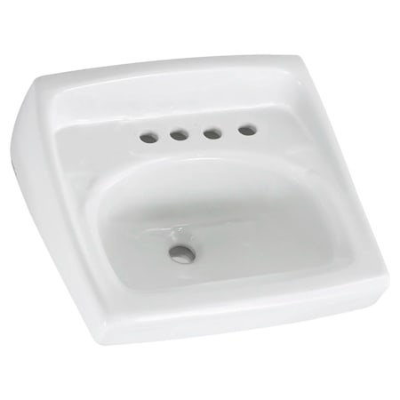 American Standard Lucerne 20-1/2" Wall Mounted Porcelain Bathroom Sink White