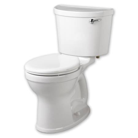American Standard Champion 1.6 GPF Two Piece Round Toilet with Right Hand Lever with PowerWash Rim White