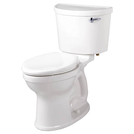 American Standard Champion 1.6 GPF Two Piece Elongated Toilet with Right Hand Lever with PowerWash Rim White