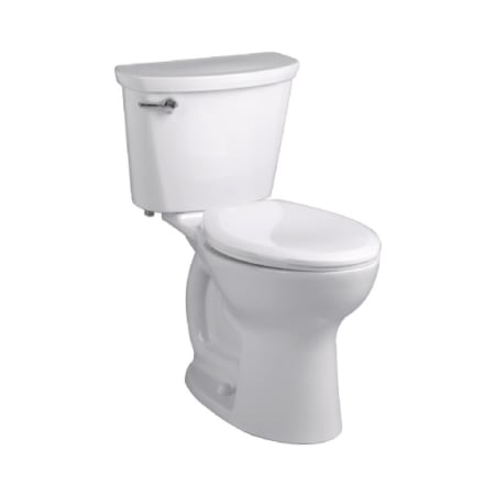 American Standard Cadet Pro Elongated Two-Piece Toilet with EverClean Surface, PowerWash Rim and Right Height Bowl White
