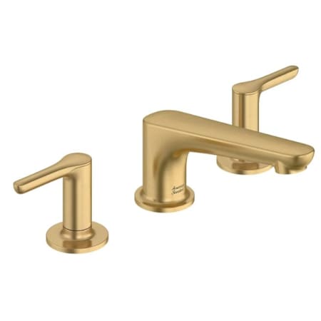 American Standard Studio S 1.2 GPM Widespread Bathroom Faucet with Pop-Up Drain Assembly Brushed Cool Sunrise